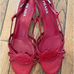 Prada slingback heel